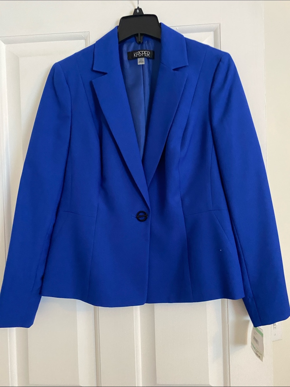Kasper Women's Bold Cobalt Single-Button Blazer